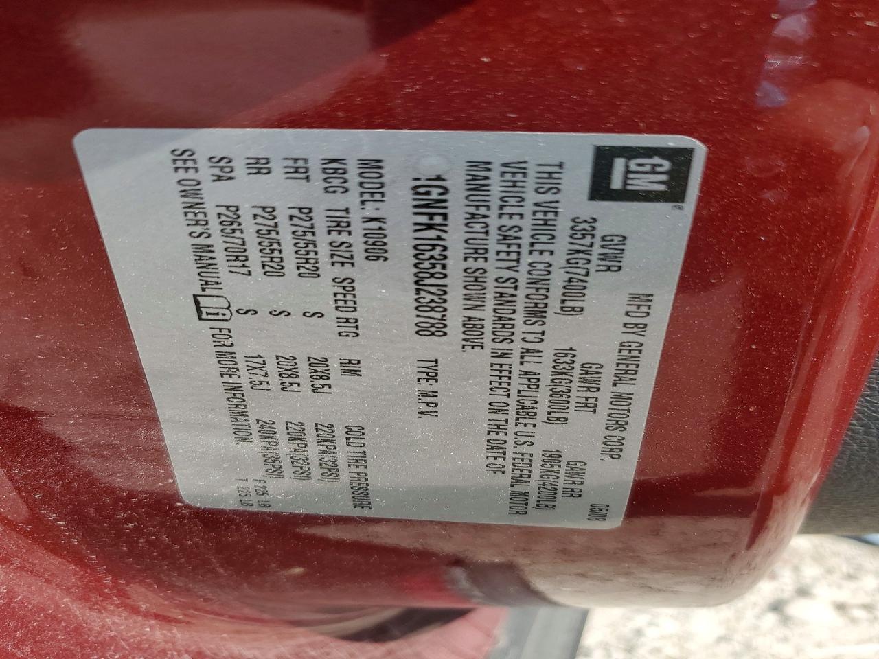 2008 CHEVROLET SUBURBAN K1500 LS photo 37