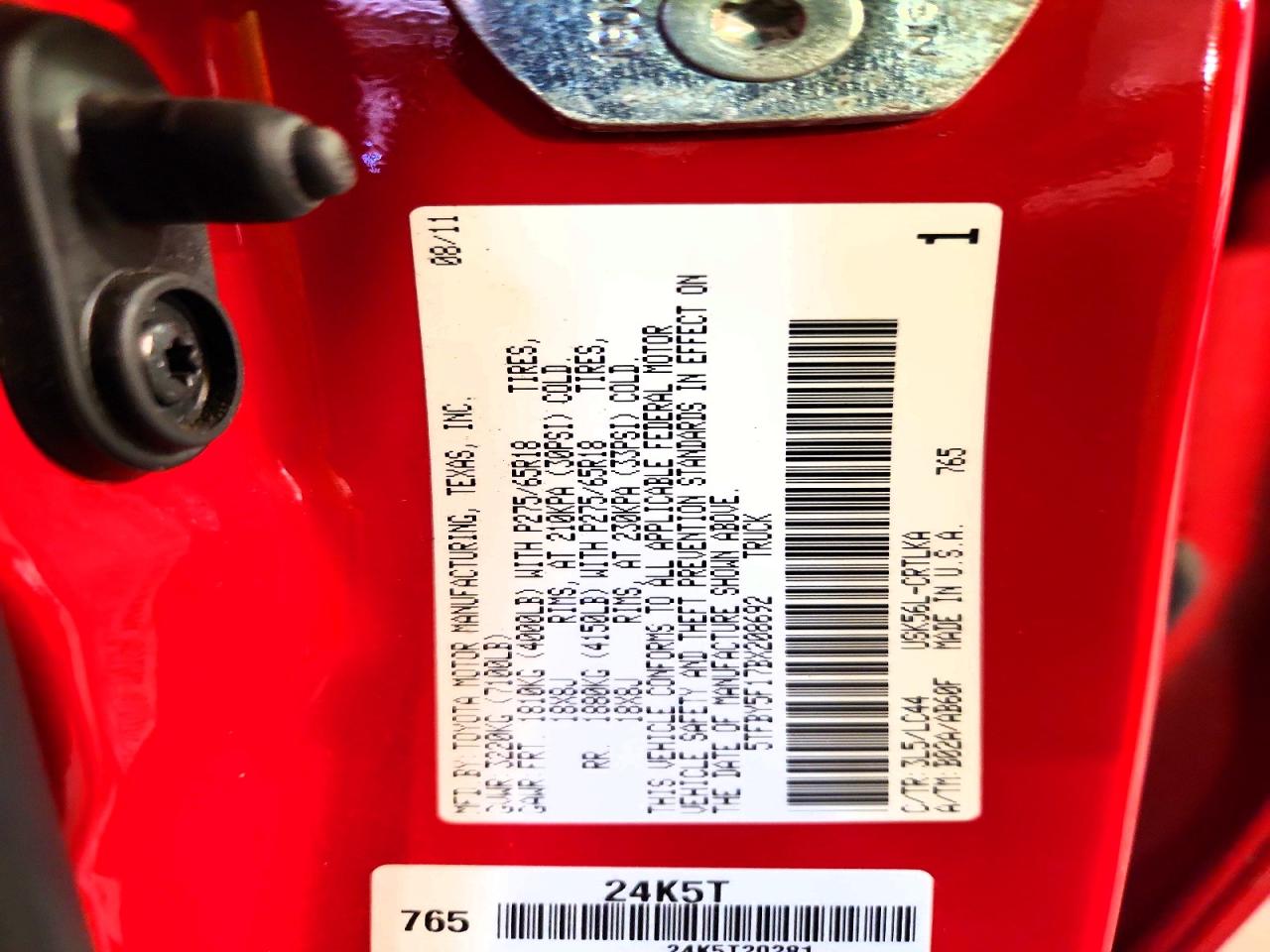 2011 TOYOTA TUNDRA DOUBLE CAB LIMITED photo 12