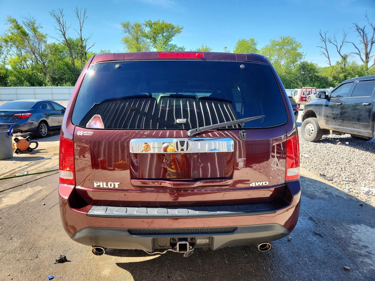 2012 HONDA PILOT EXL photo 16