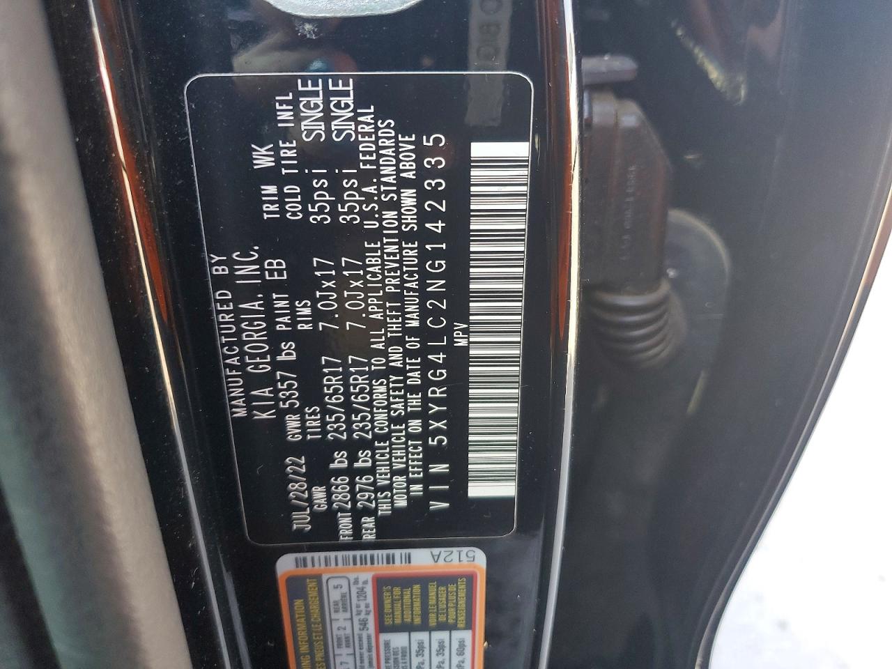 2022 KIA SORENTO photo 25