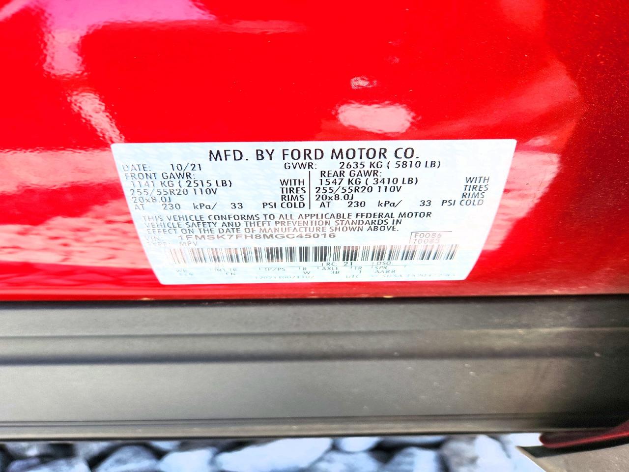 2021 FORD EXPLORER LIMITED photo 23