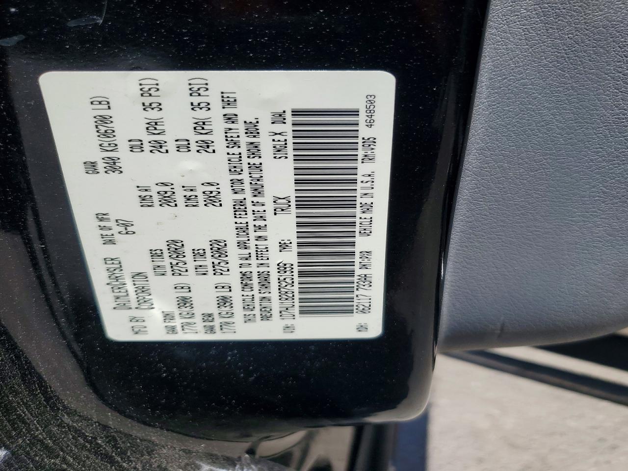 2007 DODGE RAM 1500 ST photo 23