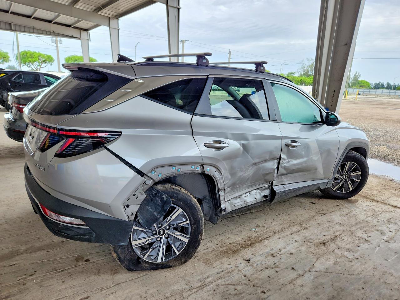 2023 HYUNDAI TUCSON BLUE photo 3