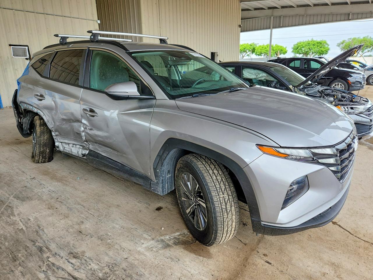 2023 HYUNDAI TUCSON BLUE photo 4