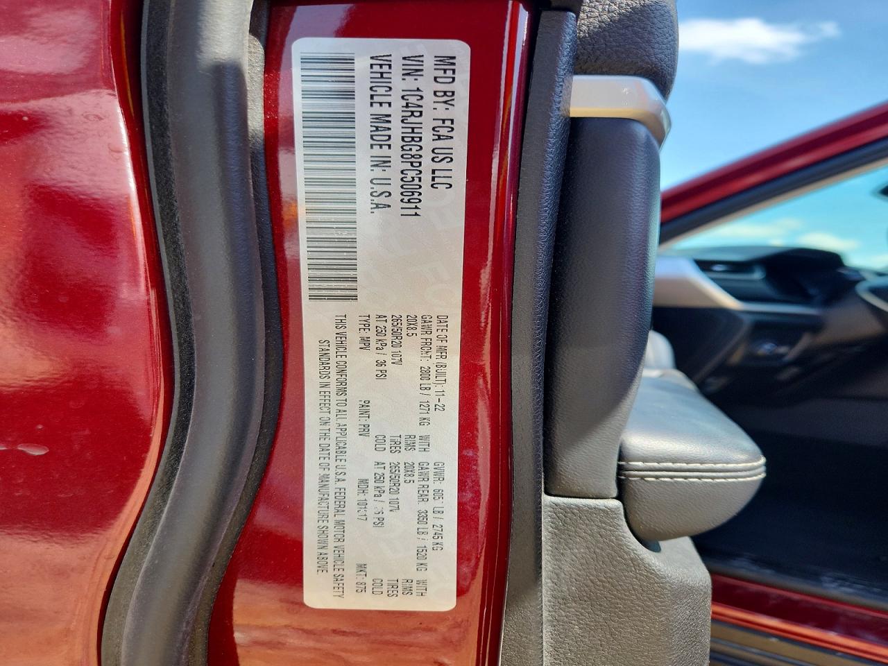 2023 JEEP GRAND CHEROKEE LIMITED photo 13