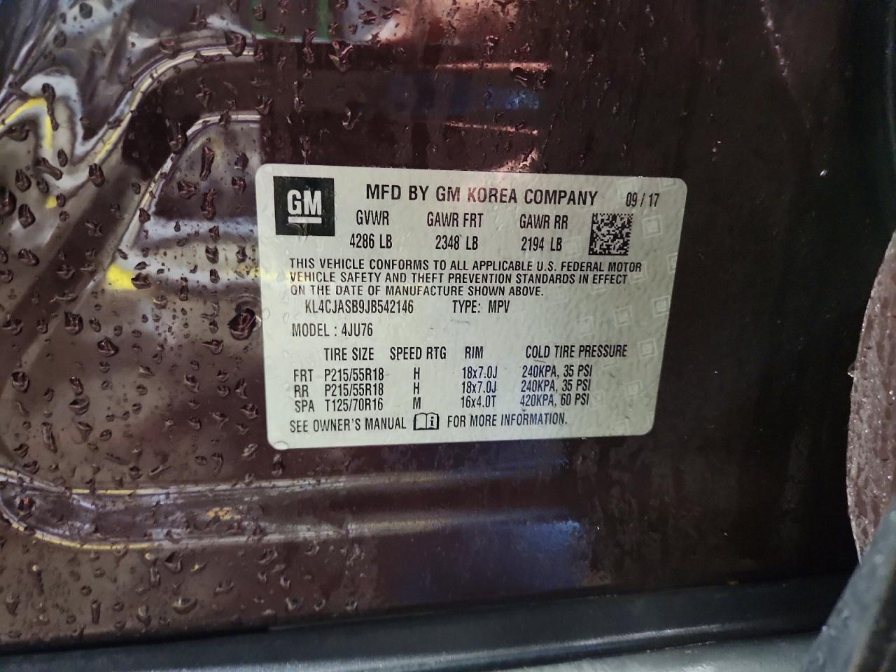 2018 BUICK ENCORE PREFERRED photo 13