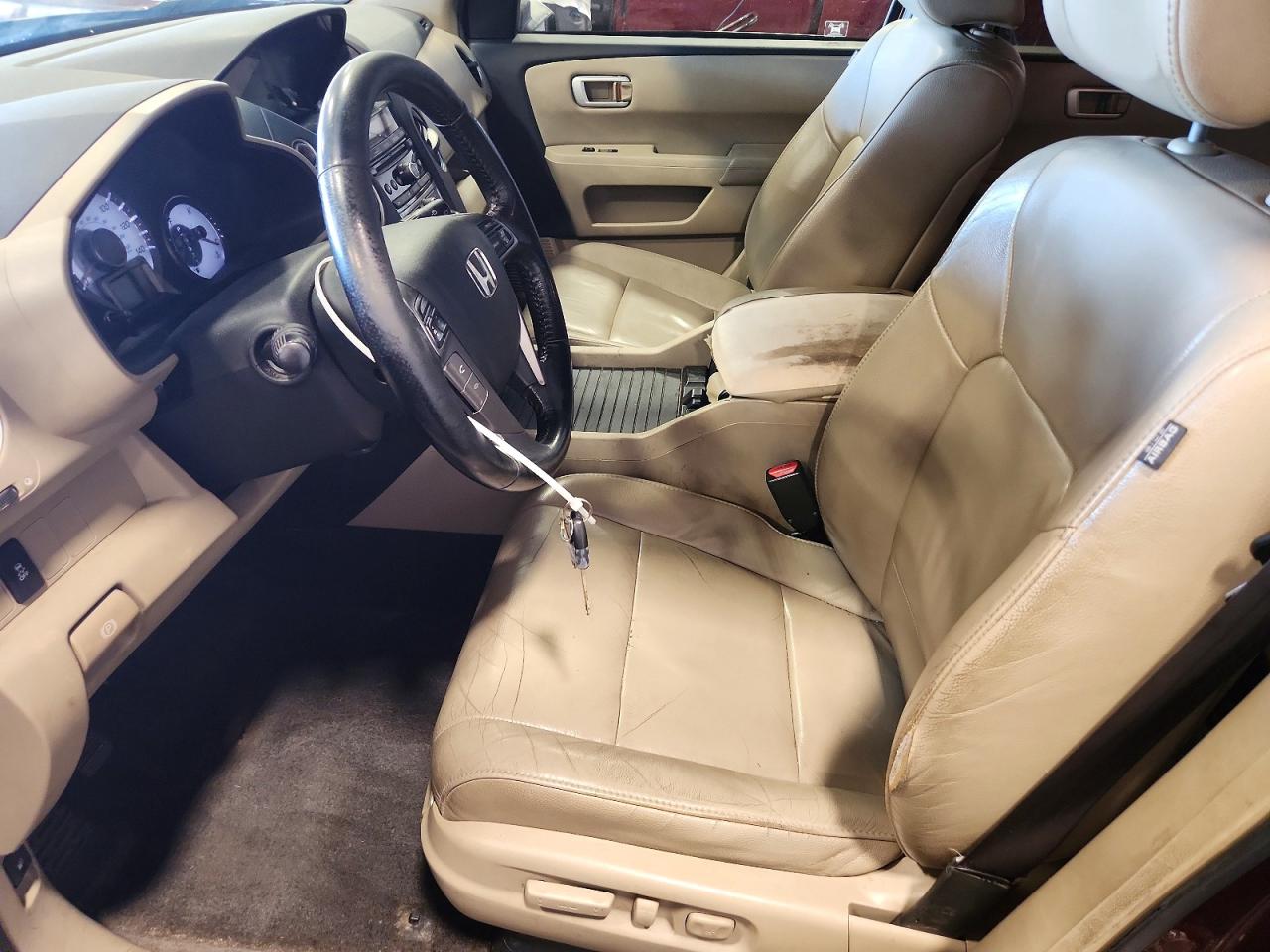 2012 HONDA PILOT EXL photo 19