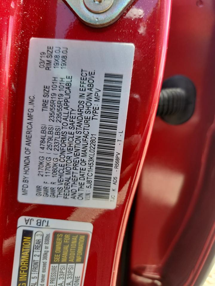 2019 ACURA RDX TECHNOLOGY photo 14