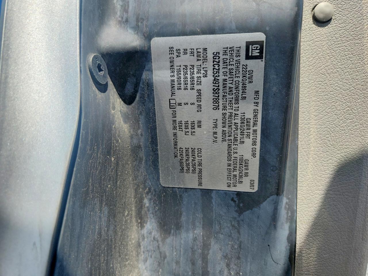 2007 SATURN VUE photo 37