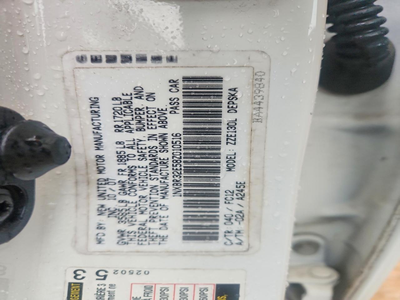 2008 TOYOTA COROLLA S photo 23