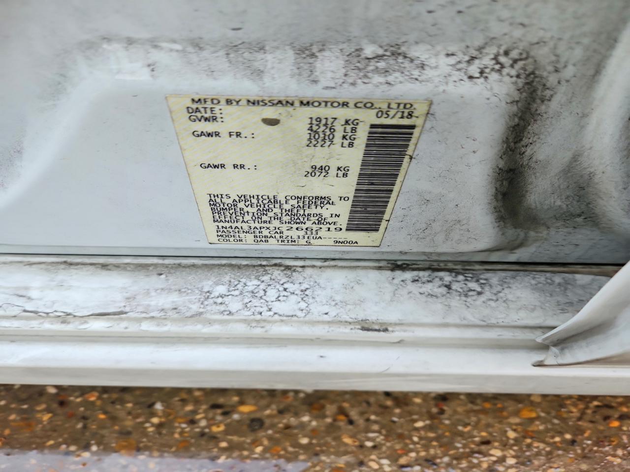2018 NISSAN ALTIMA 2.5 SL photo 23
