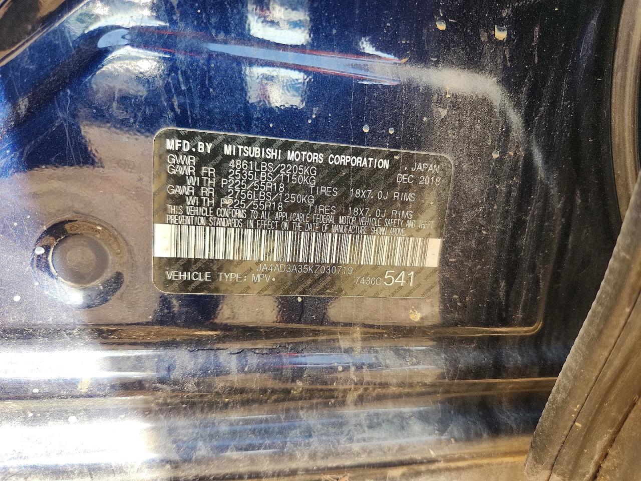 2019 MITSUBISHI OUTLANDER SE photo 27