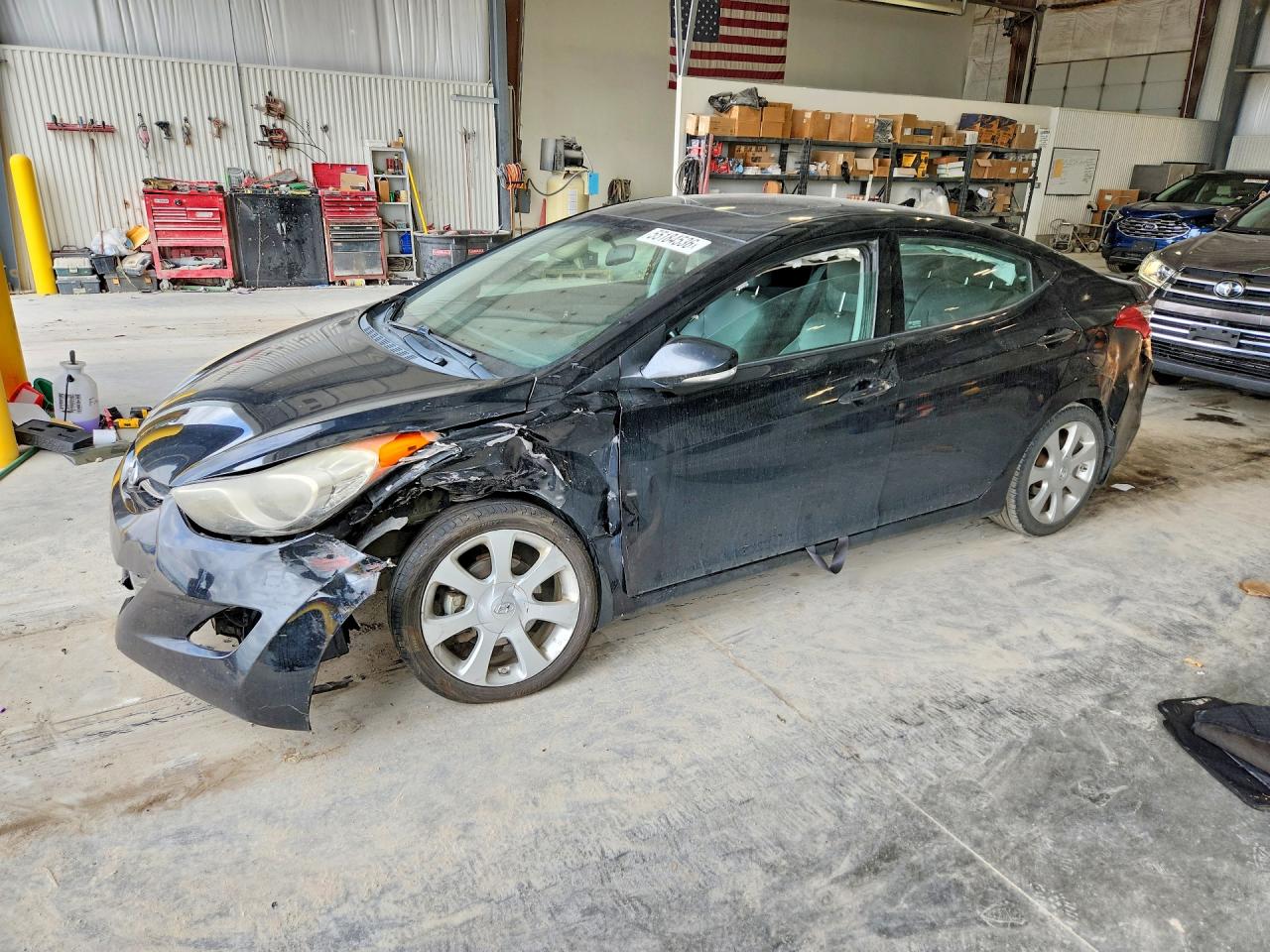 2013 HYUNDAI ELANTRA LIMITED — FRONT END damage — photo 1