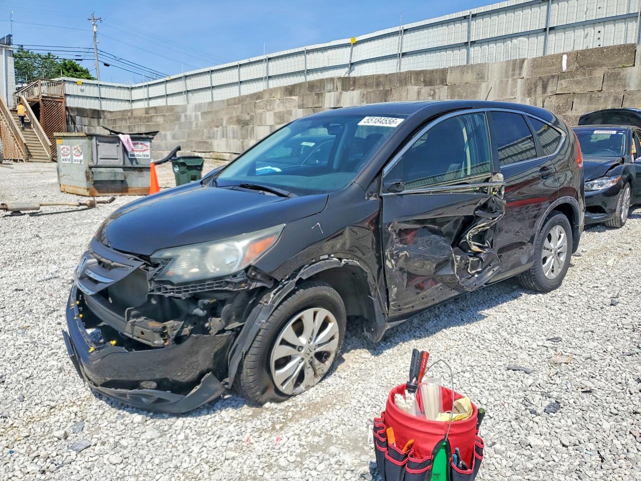 2014 HONDA CR-V EX — FRONT END damage — photo 1