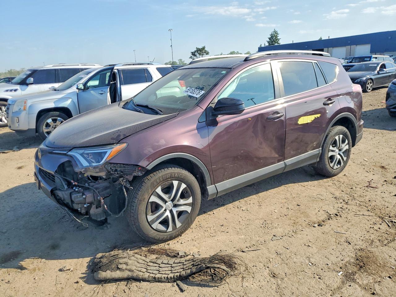 2017 TOYOTA RAV4 LE — FRONT END damage — photo 1