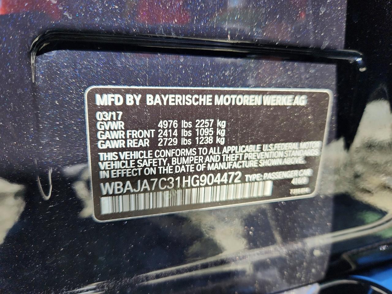 2017 BMW 530 XI photo 23