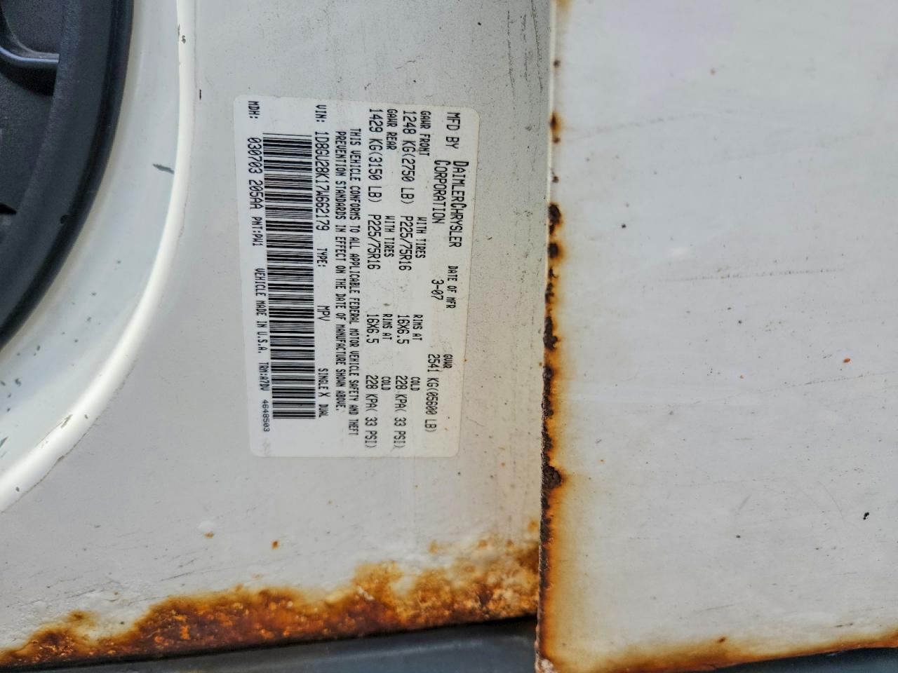 2007 DODGE NITRO SXT photo 23