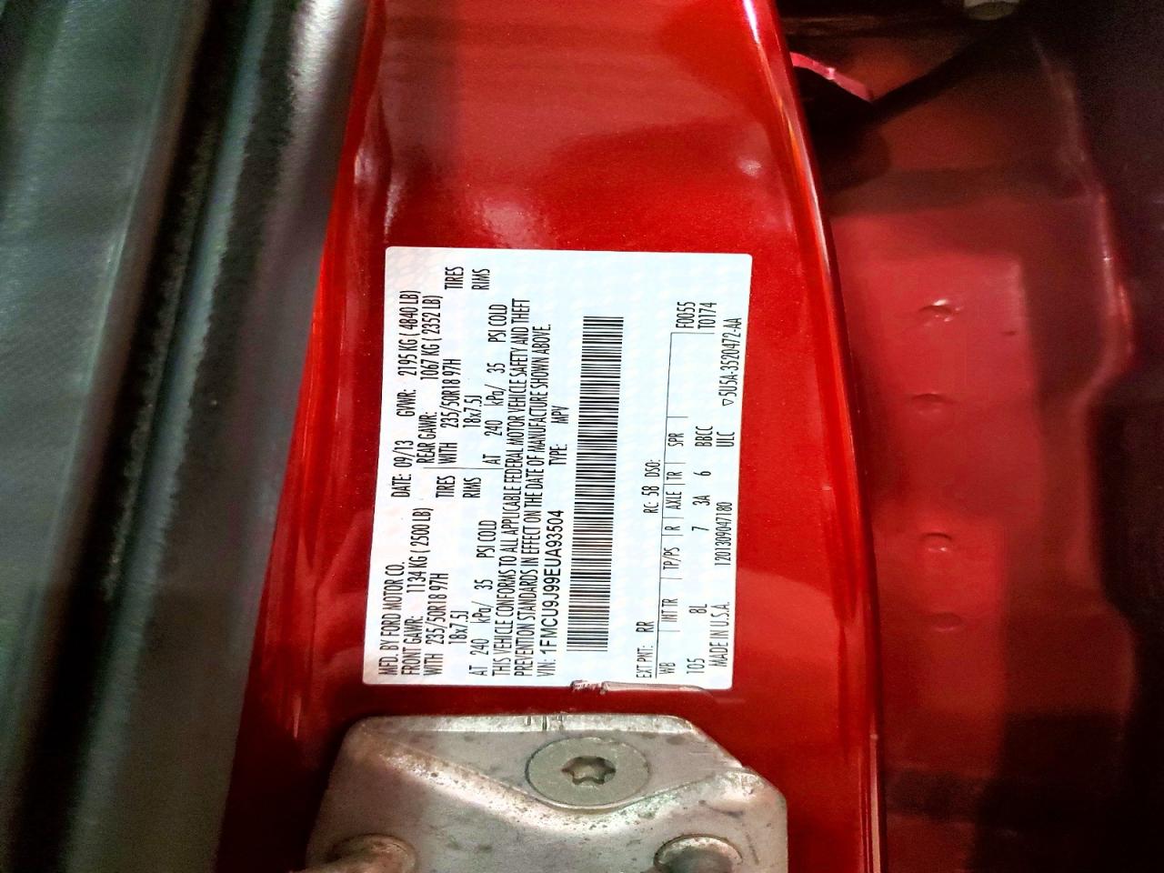 2014 FORD ESCAPE TITANIUM photo 27
