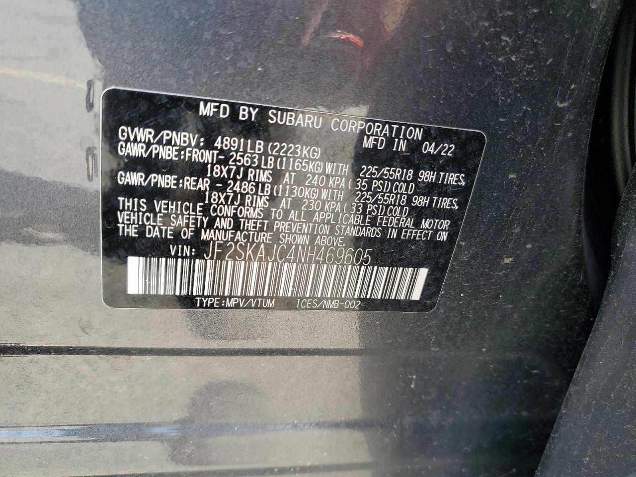 2022 SUBARU FORESTER SPORT photo 25