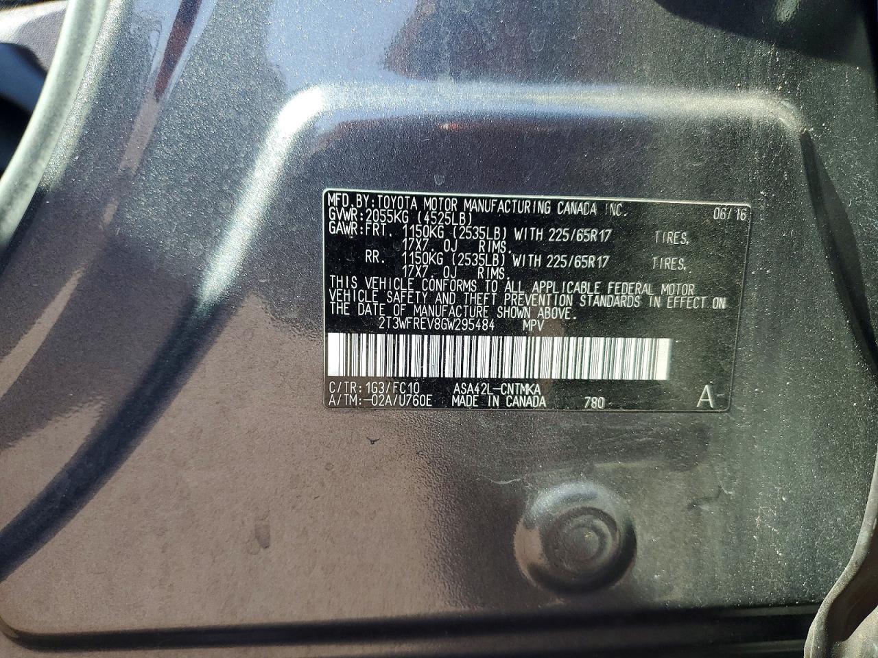 2016 TOYOTA RAV4 XLE photo 27