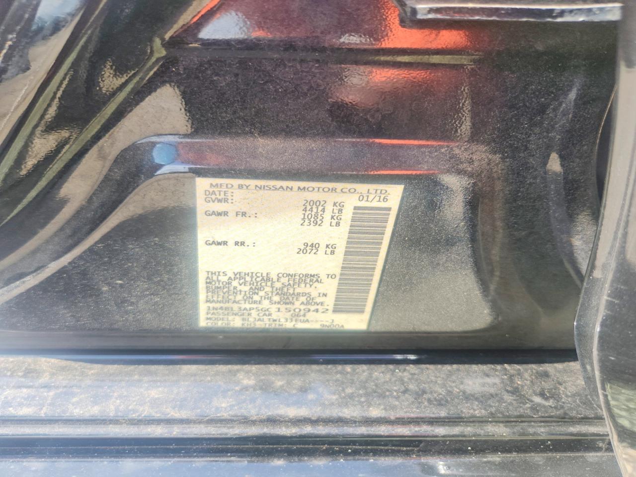 2016 NISSAN ALTIMA 3.5 SL photo 23