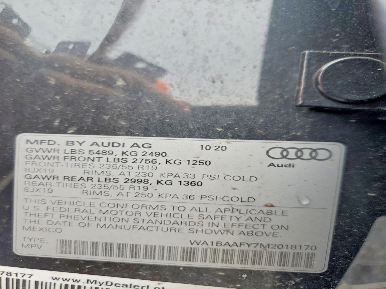 2021 AUDI Q5 PREMIUM PLUS photo 27