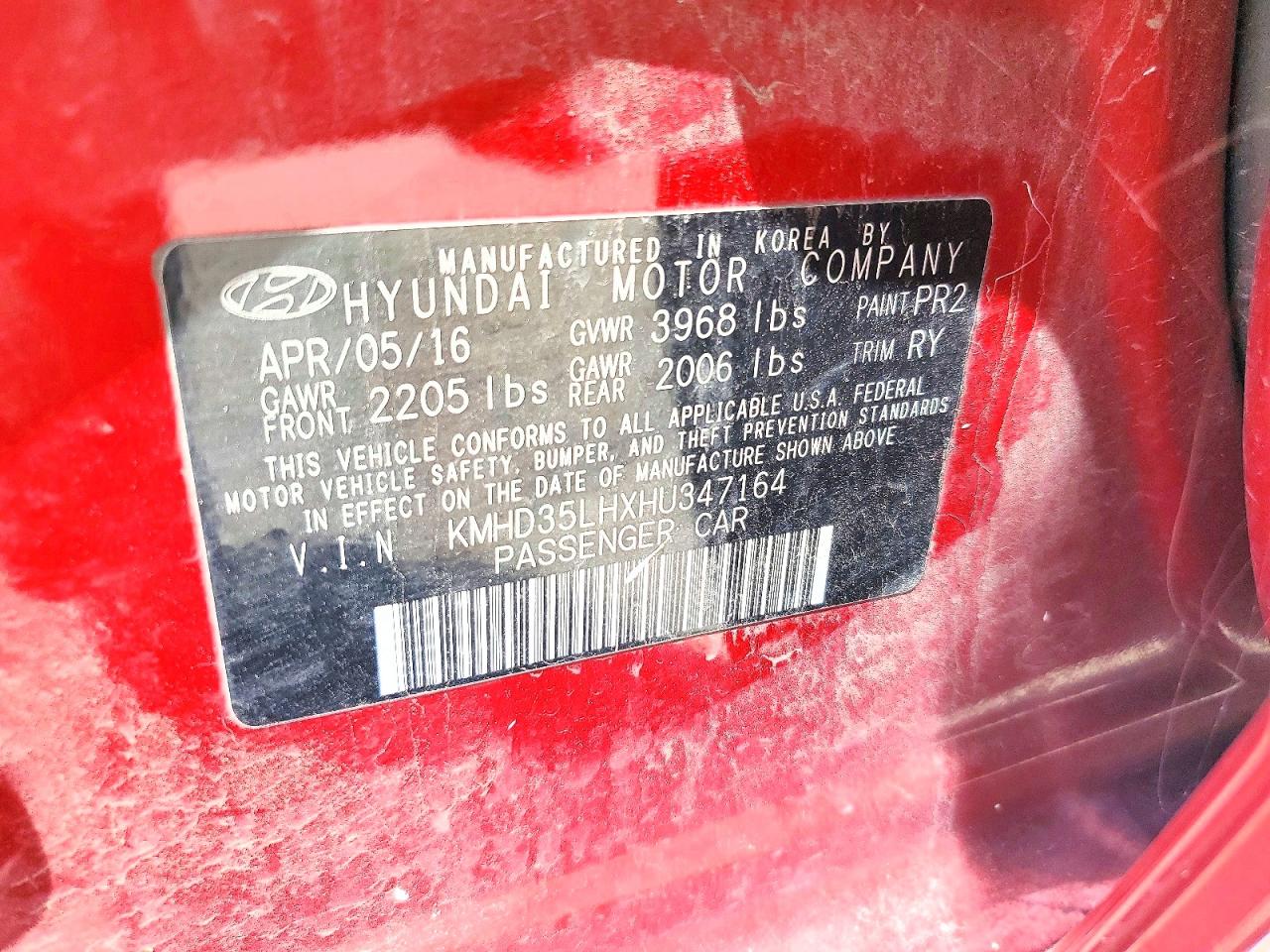 2017 HYUNDAI ELANTRA GT BASE photo 13