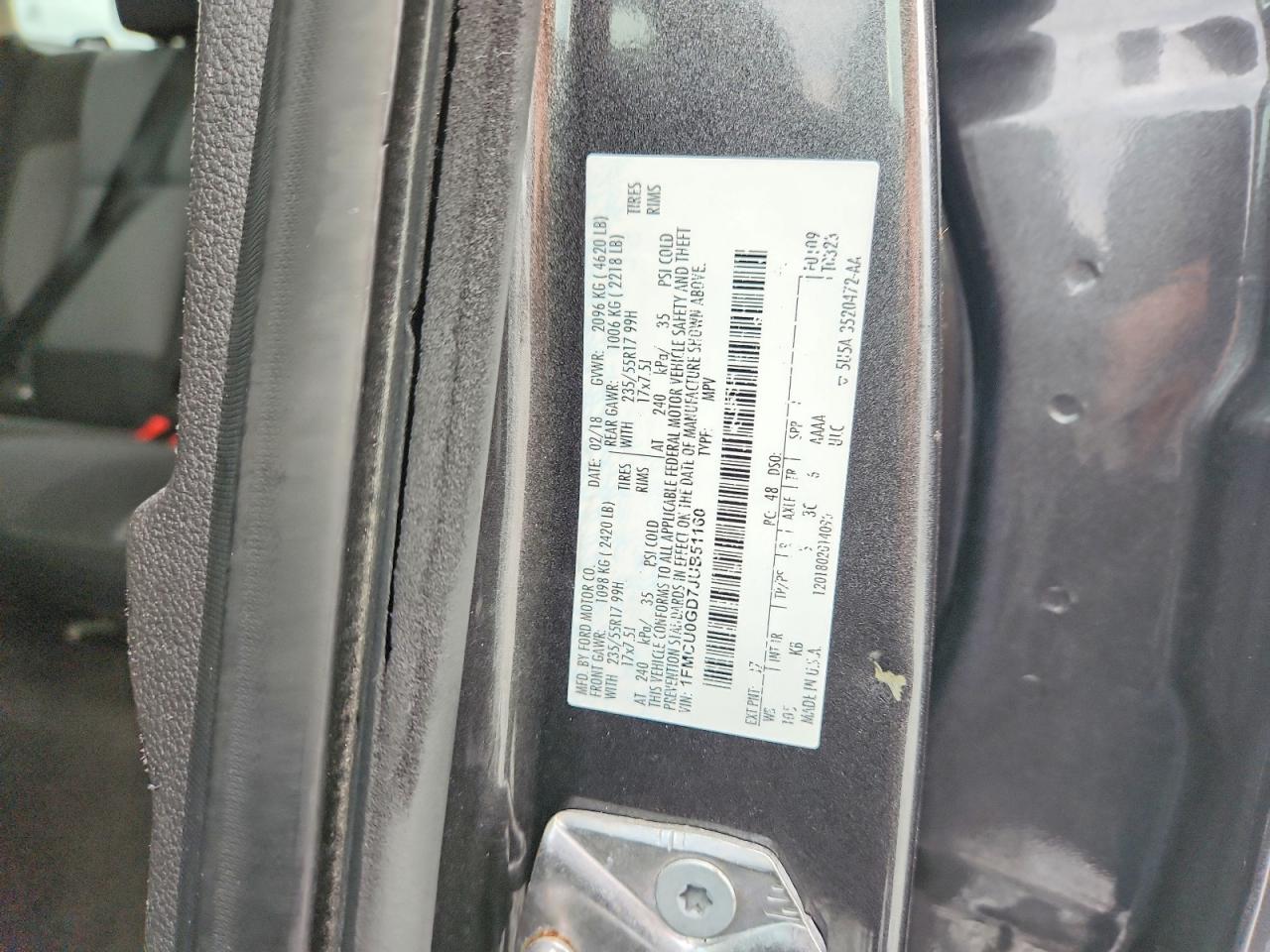 2018 FORD ESCAPE SE photo 23