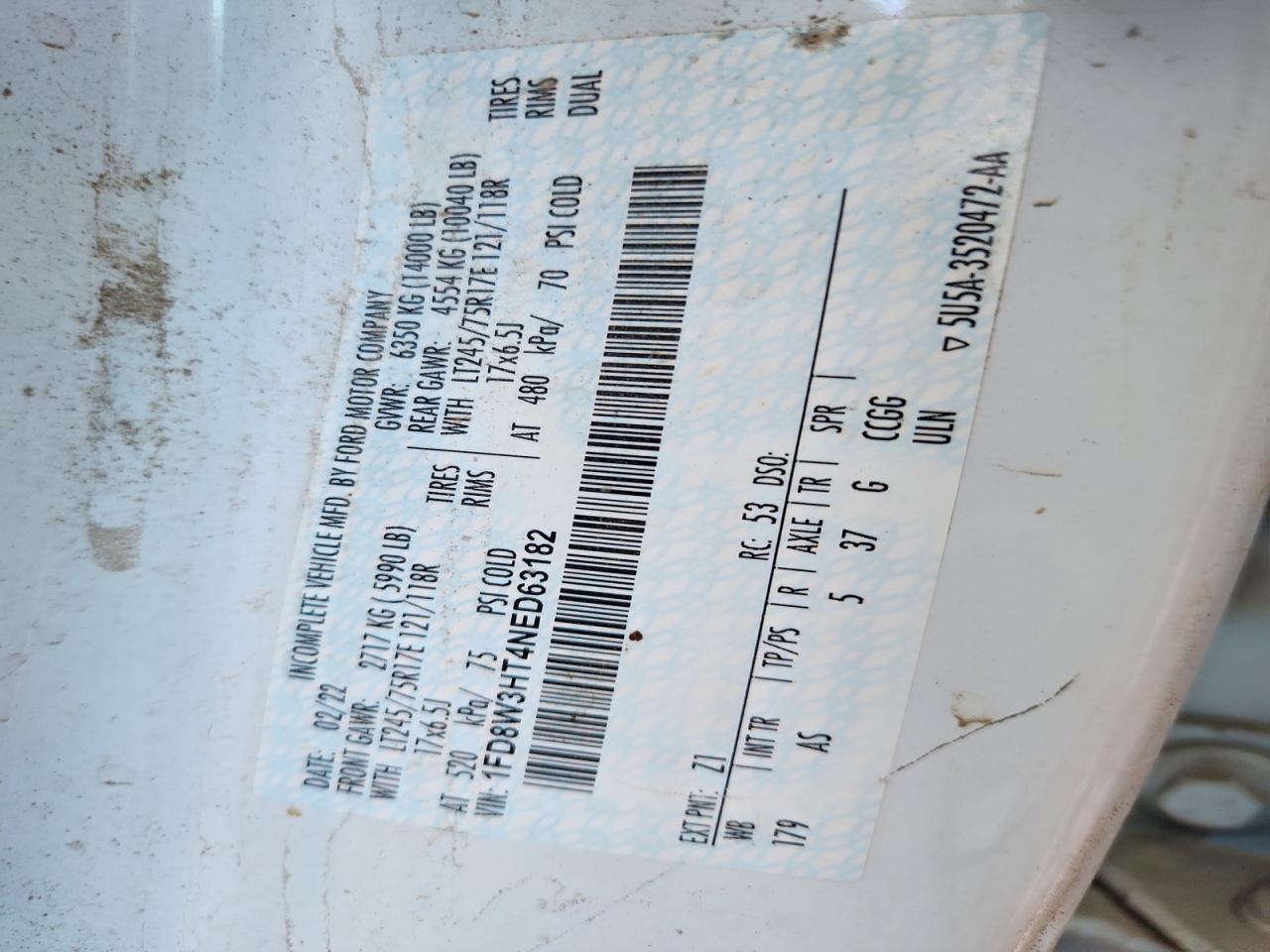 2022 FORD F350 SUPER DUTY photo 12