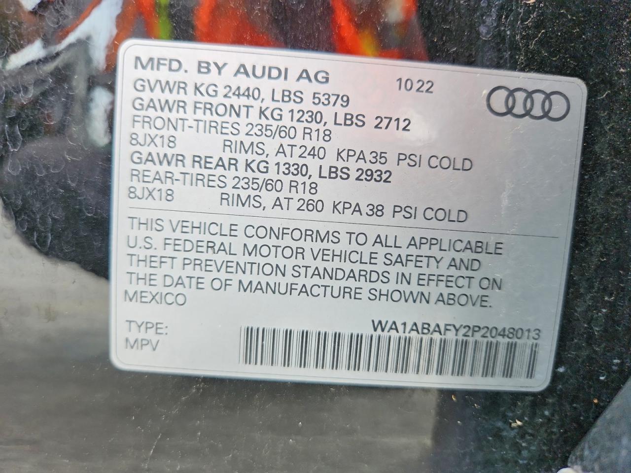 2023 AUDI Q5 PREMIUM 40 photo 25