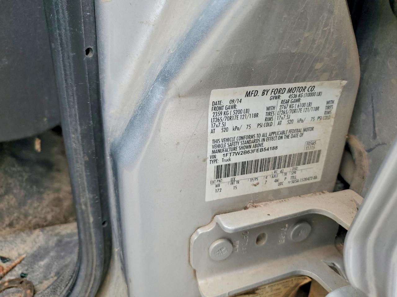 2015 FORD F250 SUPER DUTY photo 12