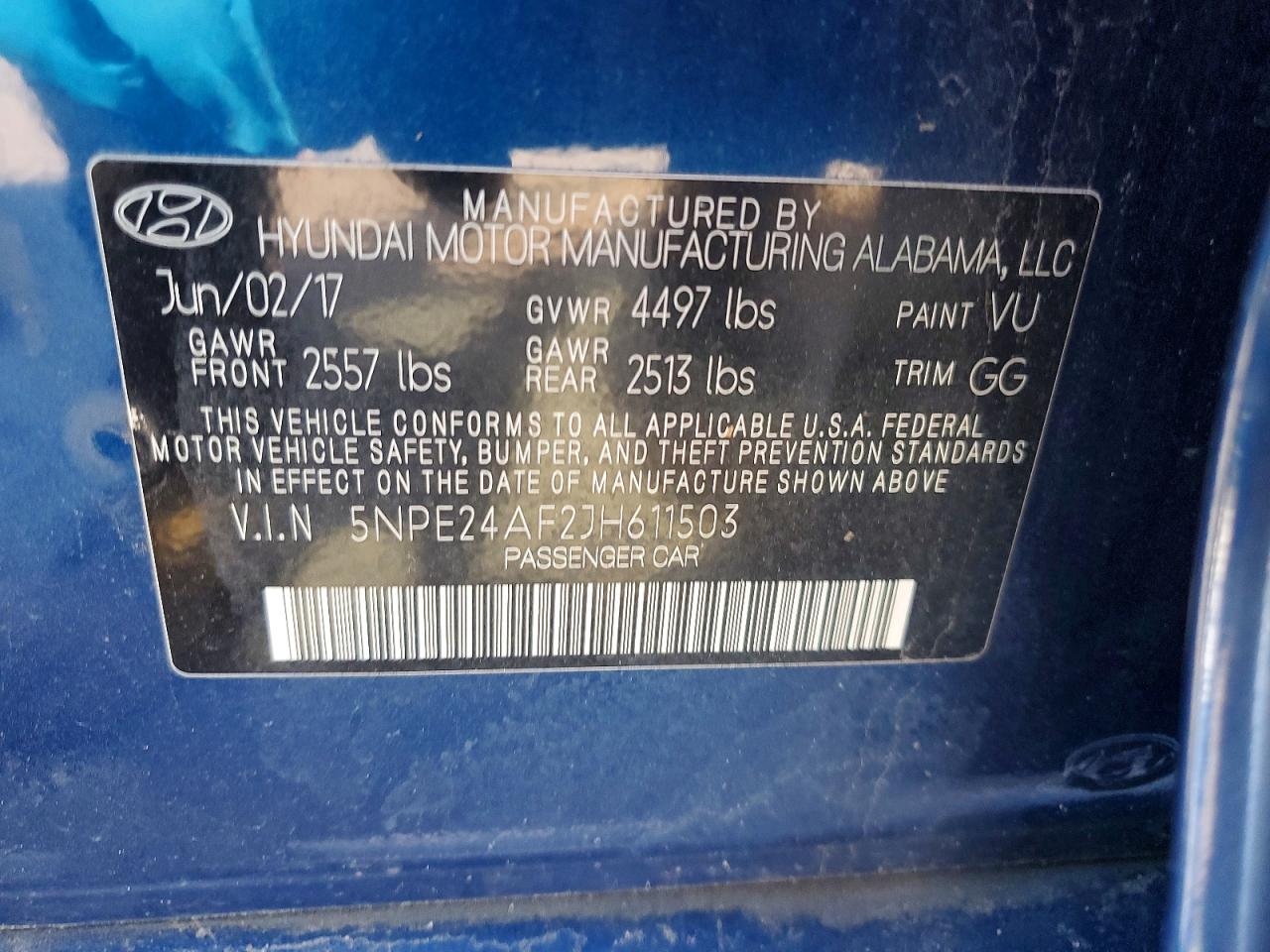 2018 HYUNDAI SONATA SE photo 23