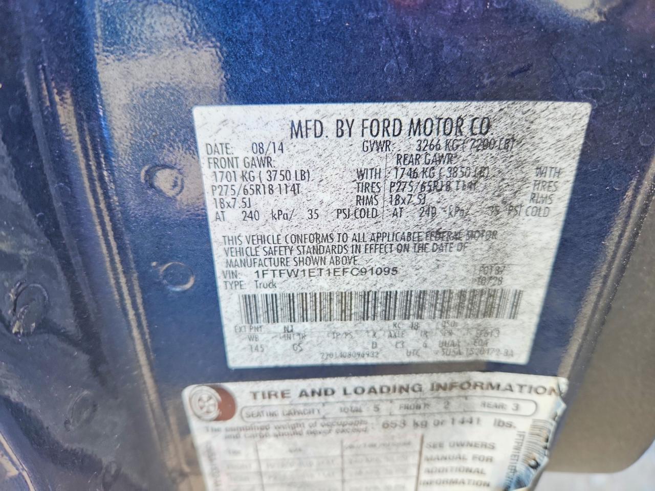 2014 FORD F150 SUPERCREW photo 23
