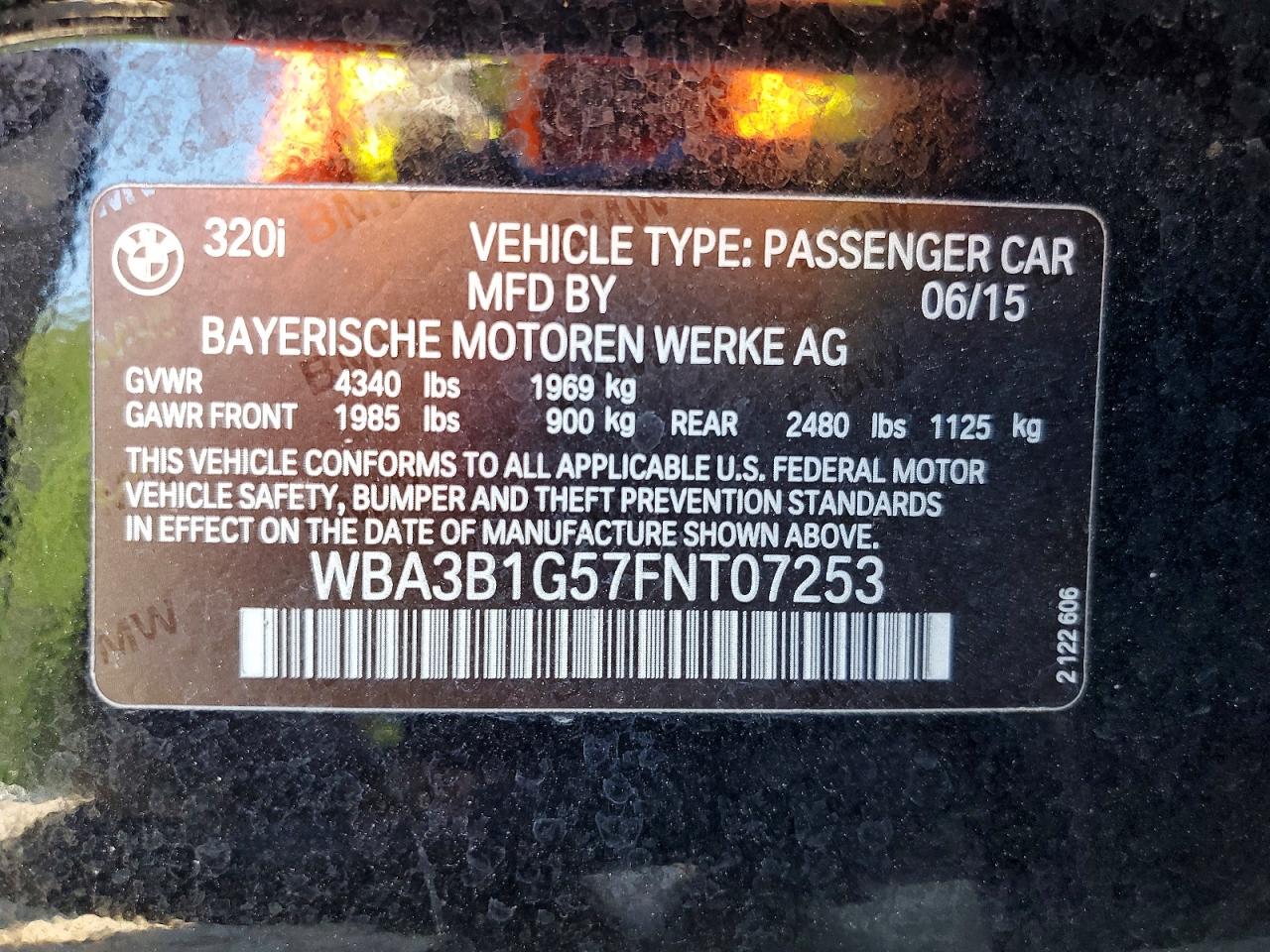 2015 BMW 320 I photo 23
