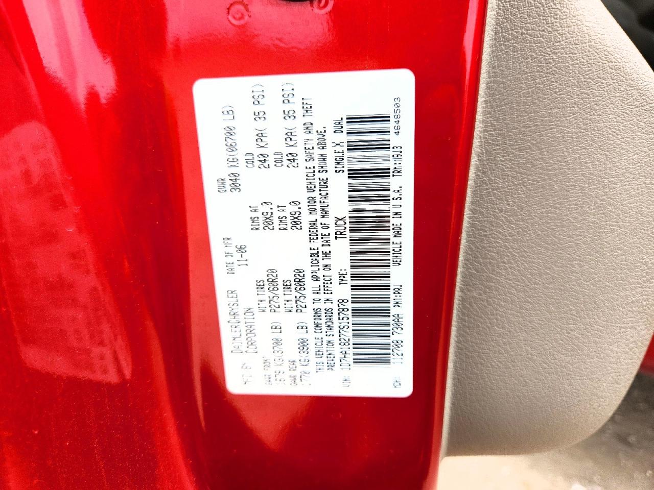 2007 DODGE RAM 1500 ST photo 23