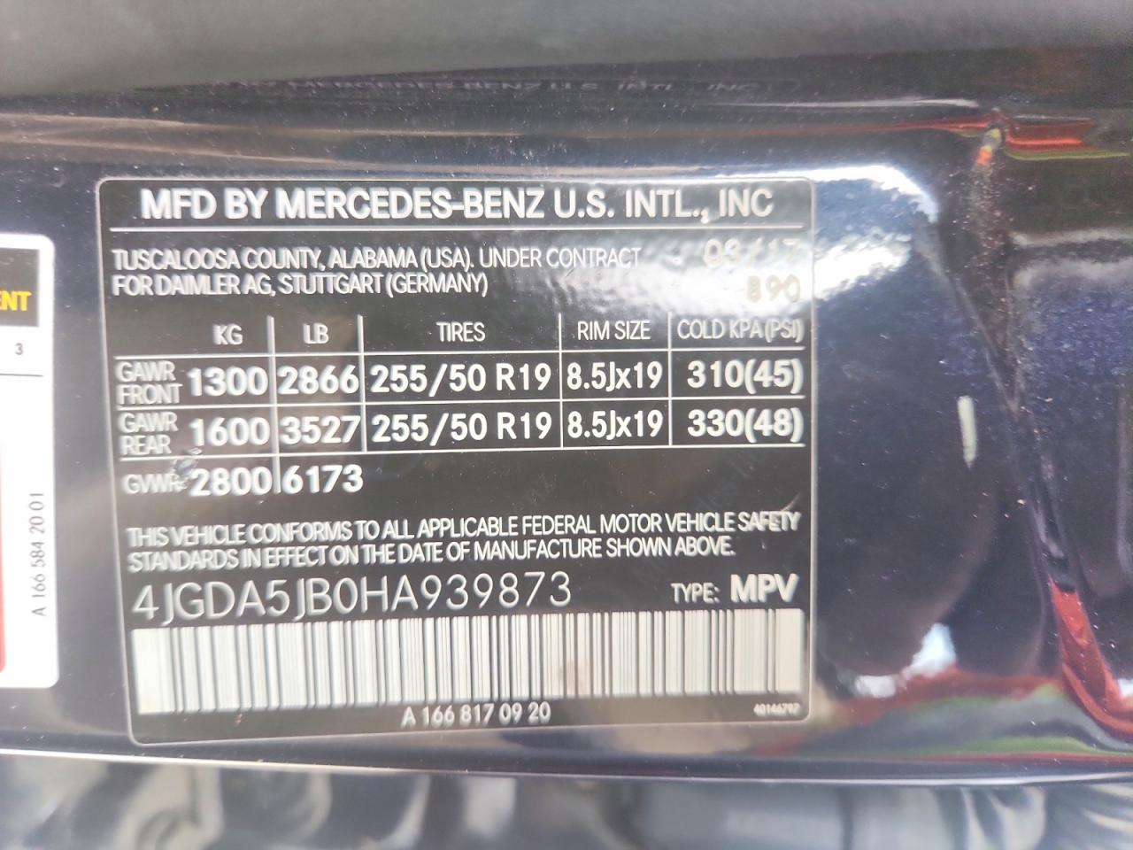 2017 MERCEDES-BENZ GLE 350 photo 12