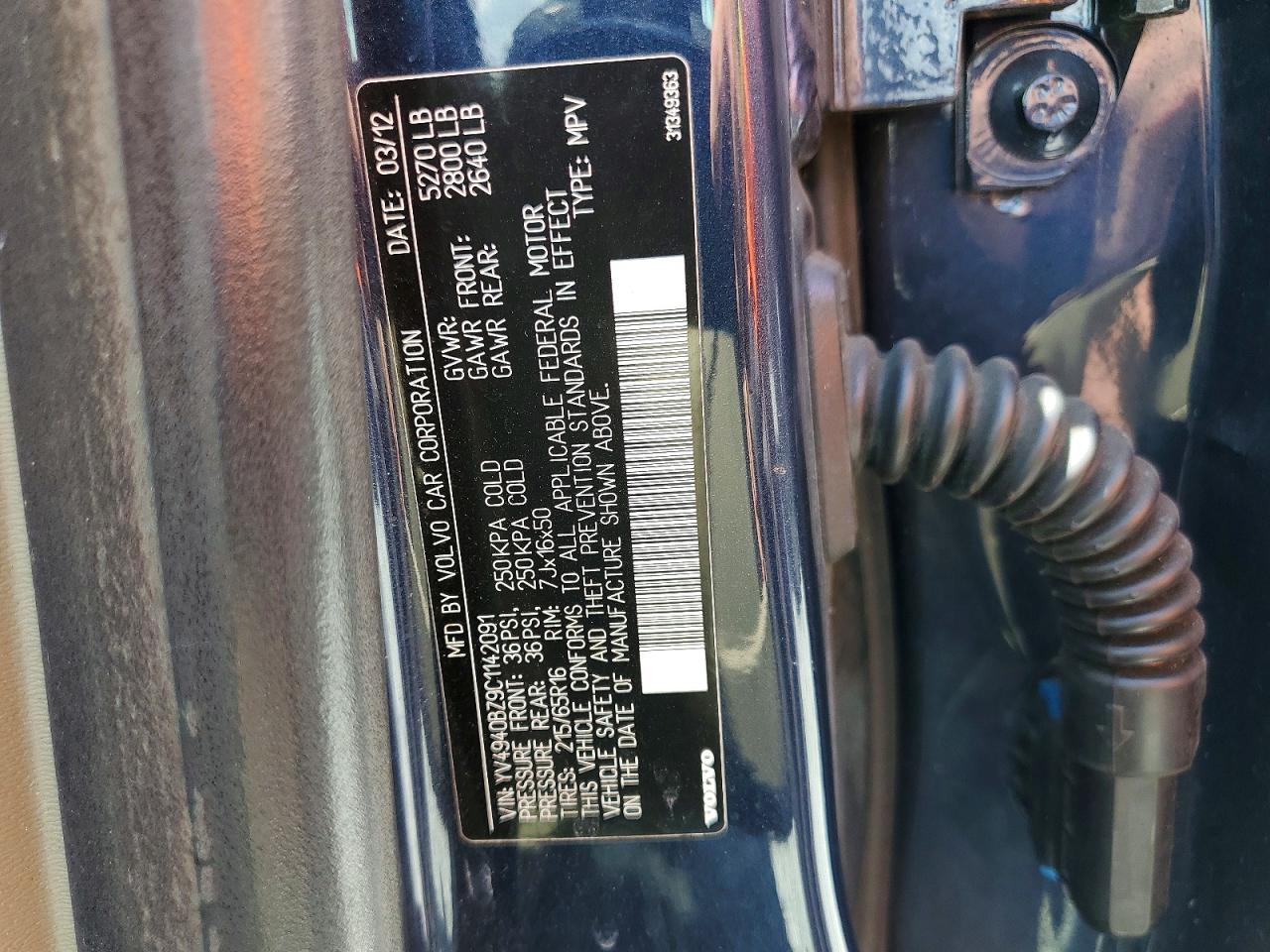 2012 VOLVO XC70 3.2 photo 23