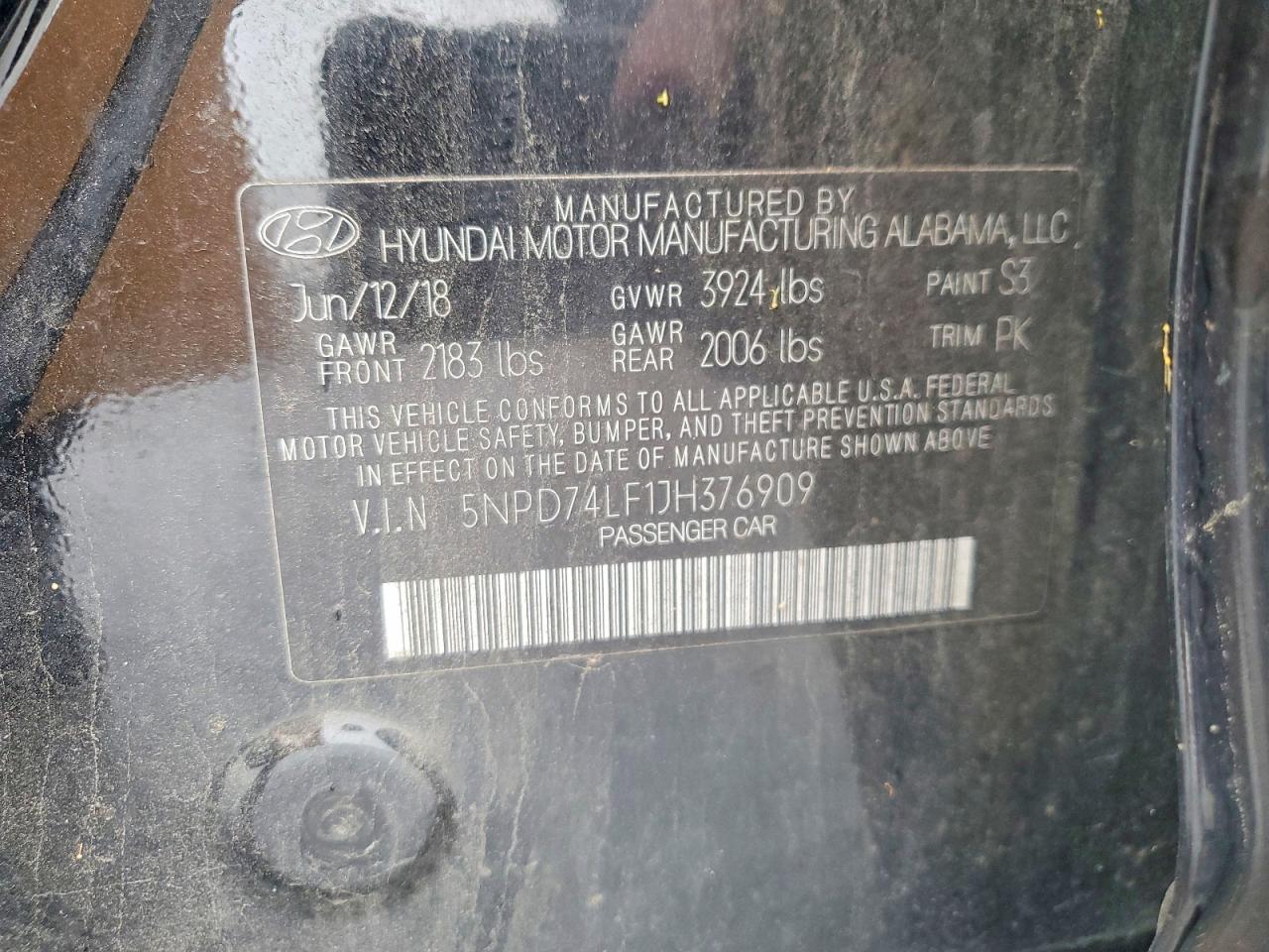 2018 HYUNDAI ELANTRA SE photo 37