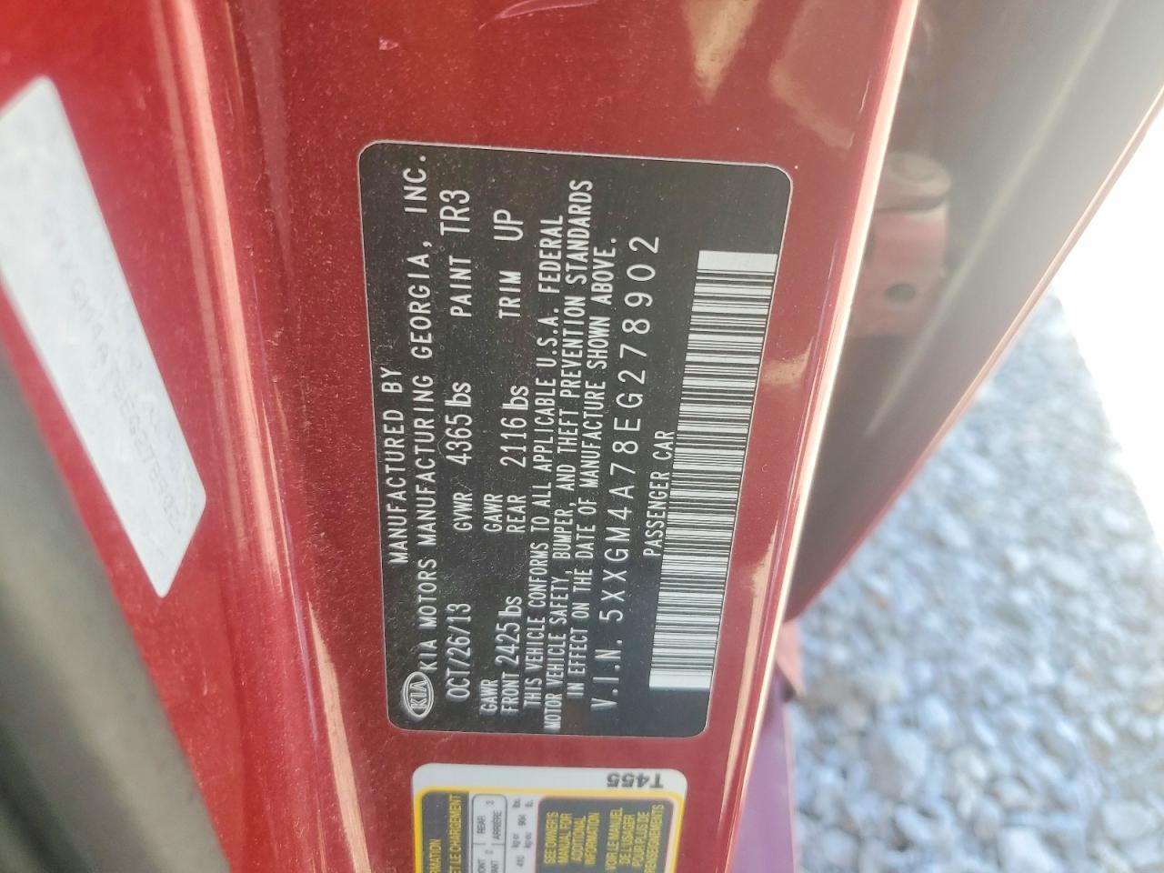 2014 KIA OPTIMA LX photo 23