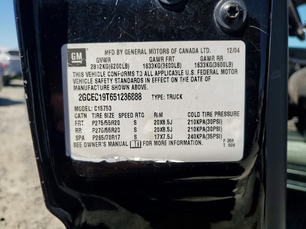 2005 CHEVROLET SILVERADO C1500 photo 34