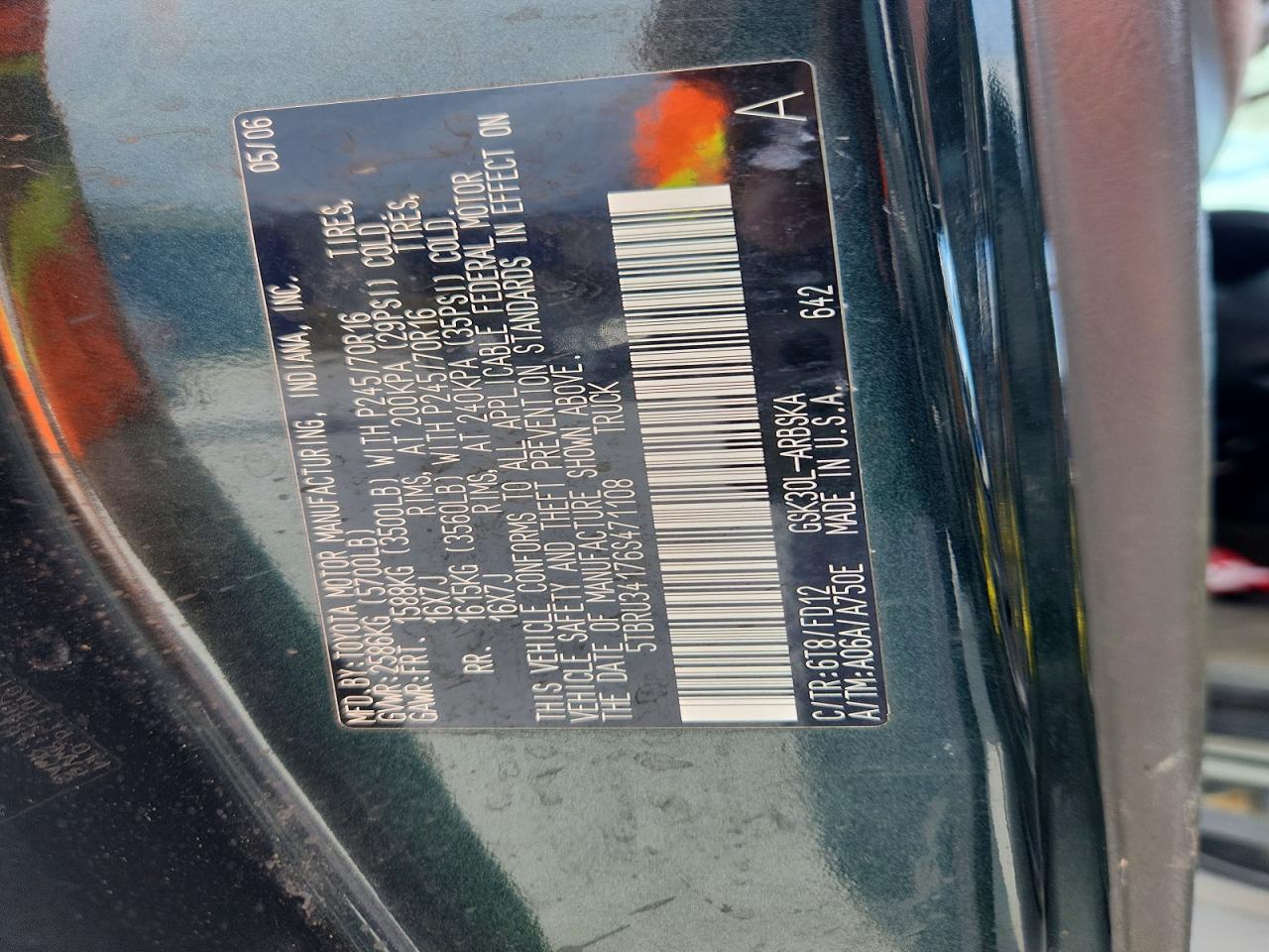 2006 TOYOTA TUNDRA ACCESS CAB SR5 photo 23
