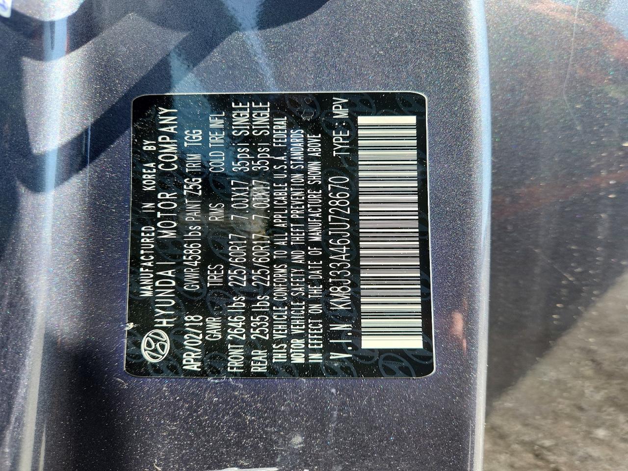 2018 HYUNDAI TUCSON SEL photo 23