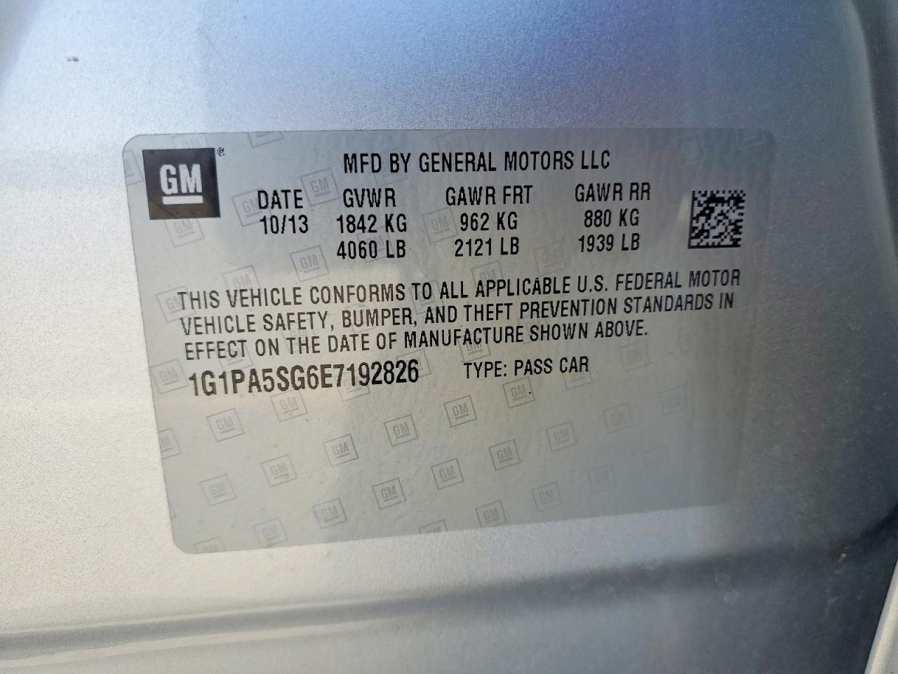 2014 CHEVROLET CRUZE LS photo 25