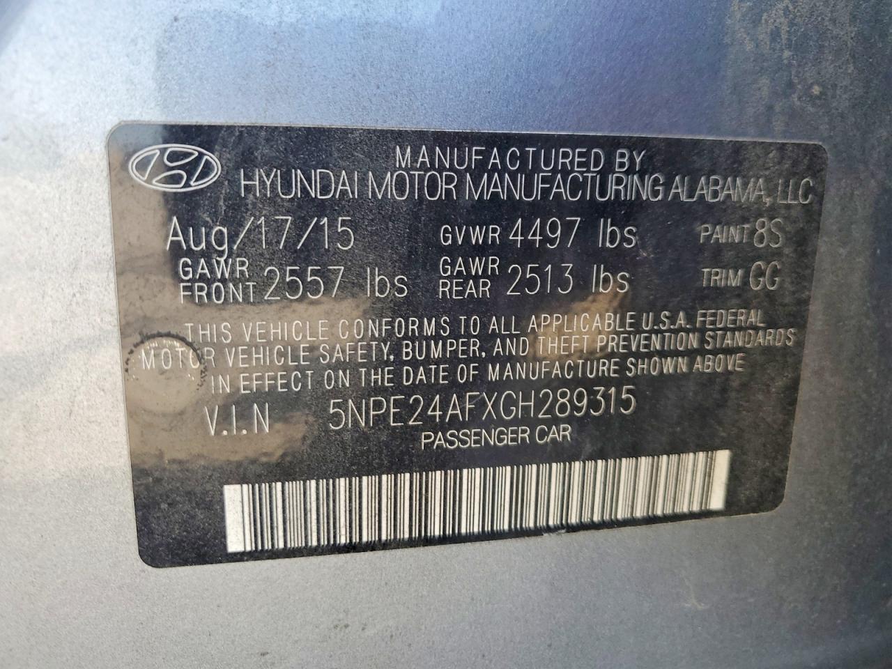 2016 HYUNDAI SONATA SE photo 13