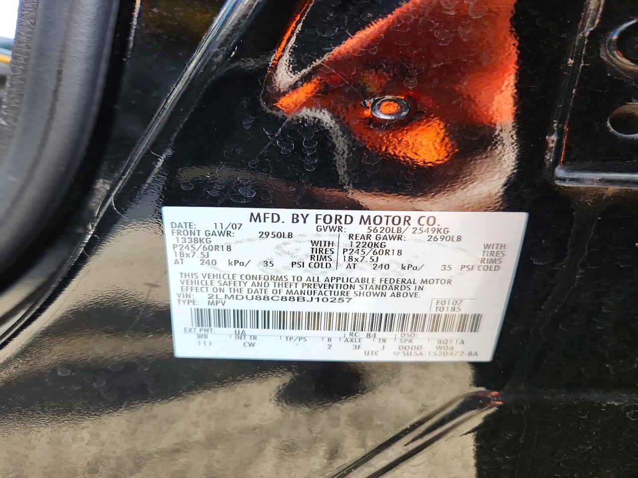 2008 LINCOLN MKX photo 34
