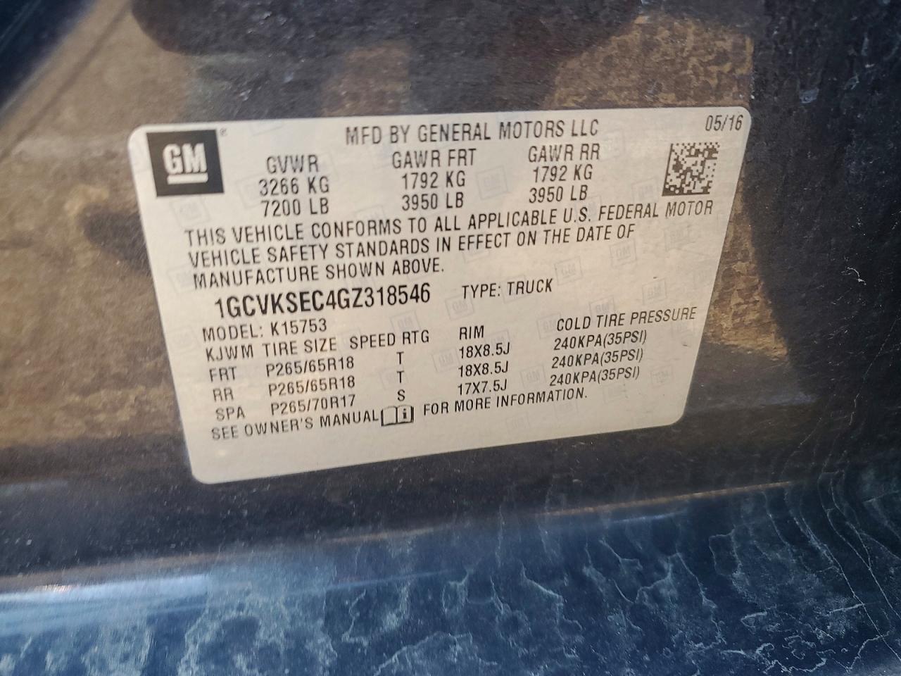 2016 CHEVROLET SILVERADO K1500 LTZ photo 23