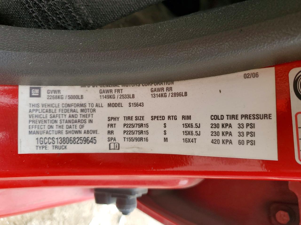 2006 CHEVROLET COLORADO photo 34