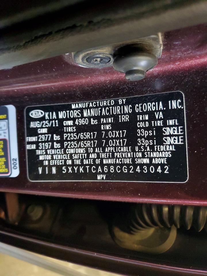 2012 KIA SORENTO LX photo 37