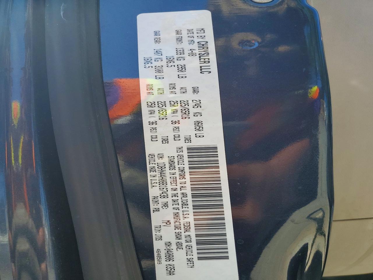 2008 DODGE GRAND CARAVAN SE photo 13
