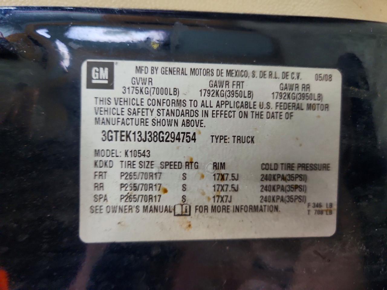 2008 GMC SIERRA K1500 photo 34
